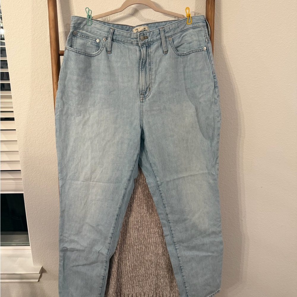 Madewell Light Blue Straight Leg Jeans